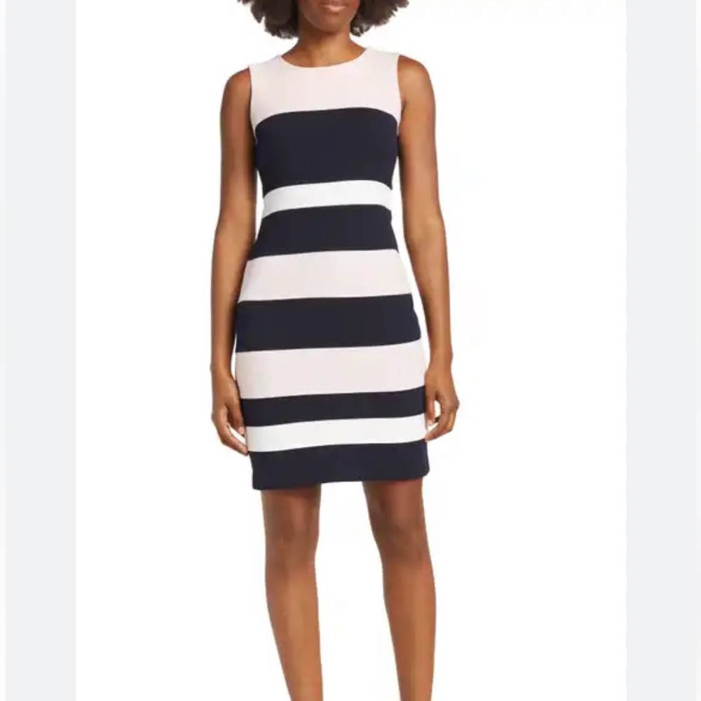 Striped Pink White and Navy Tommy Hilfiger Dress